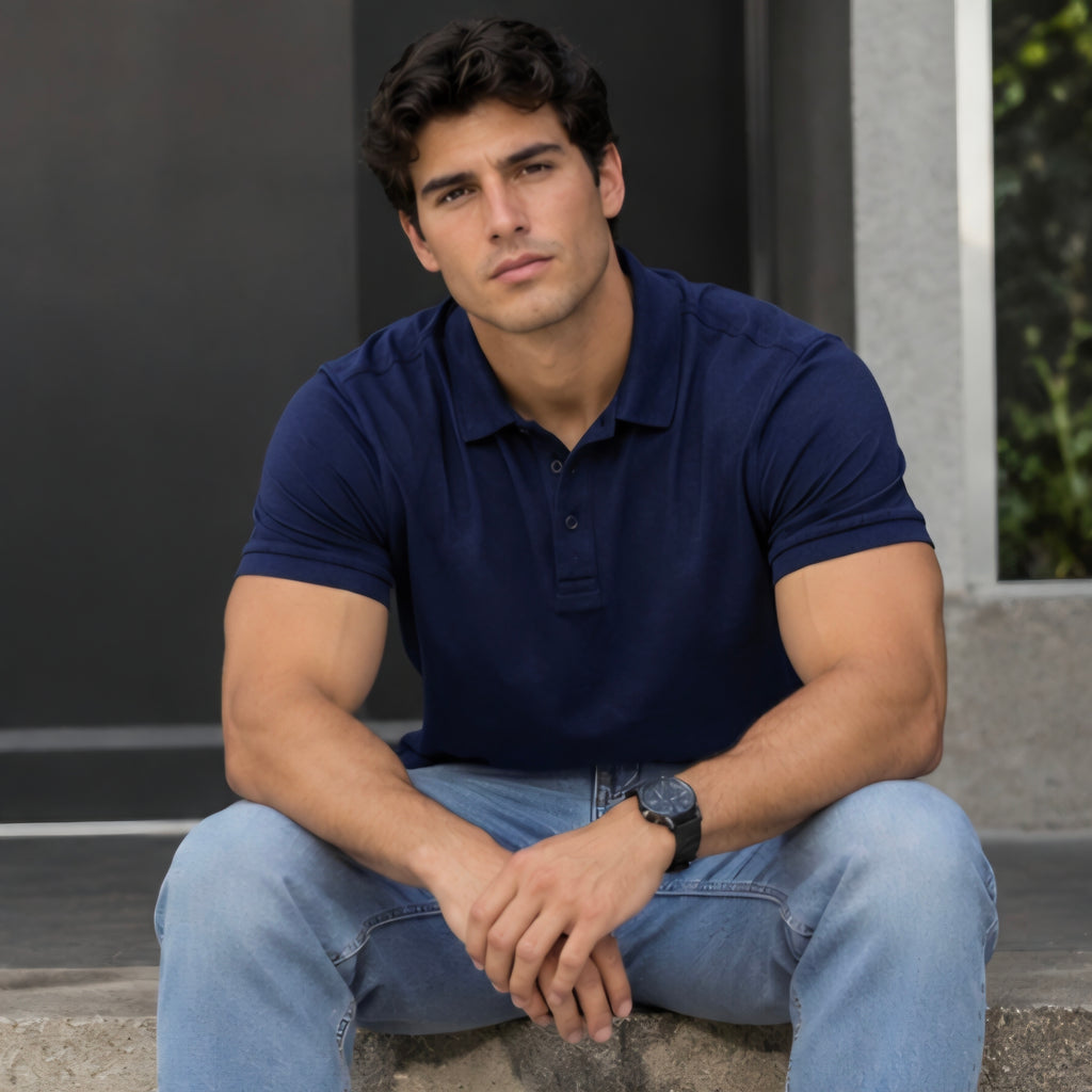 Polo Azul Marino