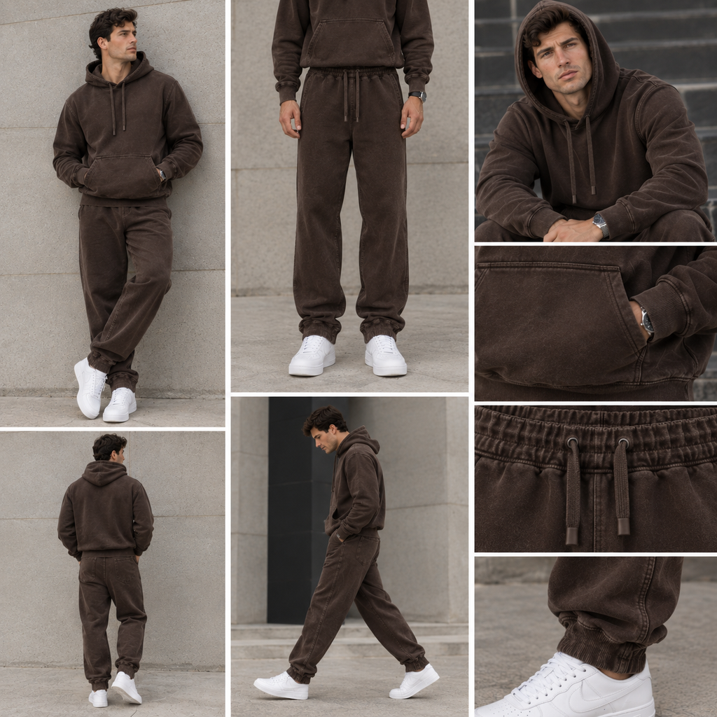 Conjunto Chandal Marrón Chocolate