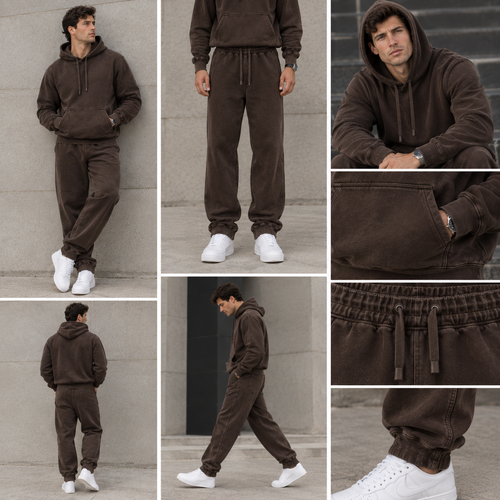 Conjunto Chandal Marrón Chocolate